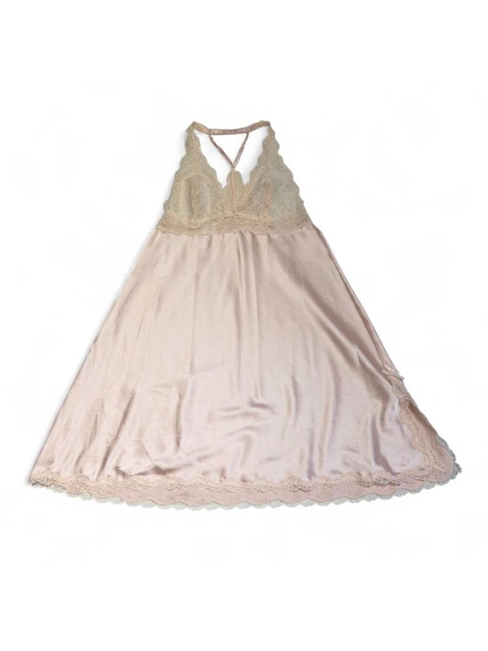 Victoria's Secret Chemise Lingerie Slip Dress Women's Medium Coquette Fairy Pink